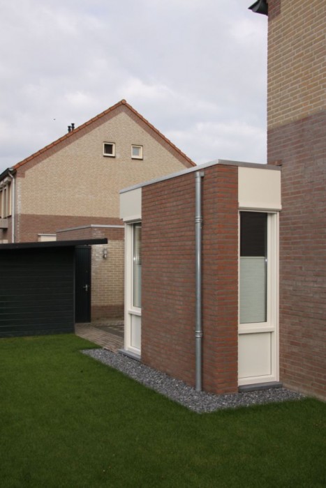diverse kleine werken nieuw uitzicht met aanbouw netjes aansluitend op het bestaande
